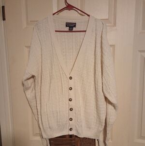 Vintage Roundtree & Yorke Cardigan Sweater Size Large